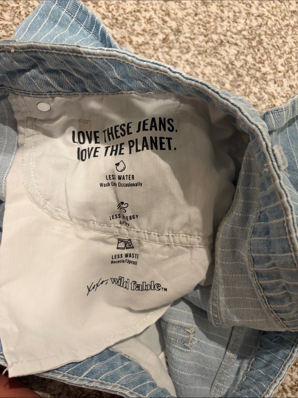 Wild Fable Jean Shorts 16R - Picture 5 of 5